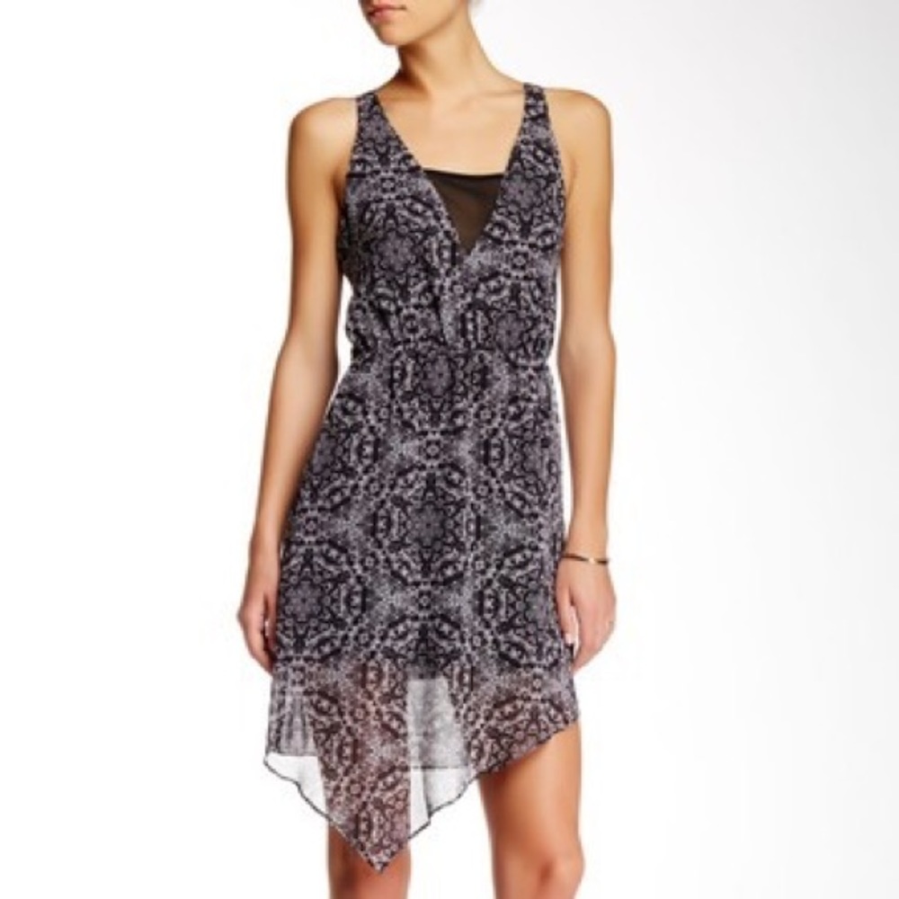 NWT BCBGeneration Asymmetrical Print Dress
